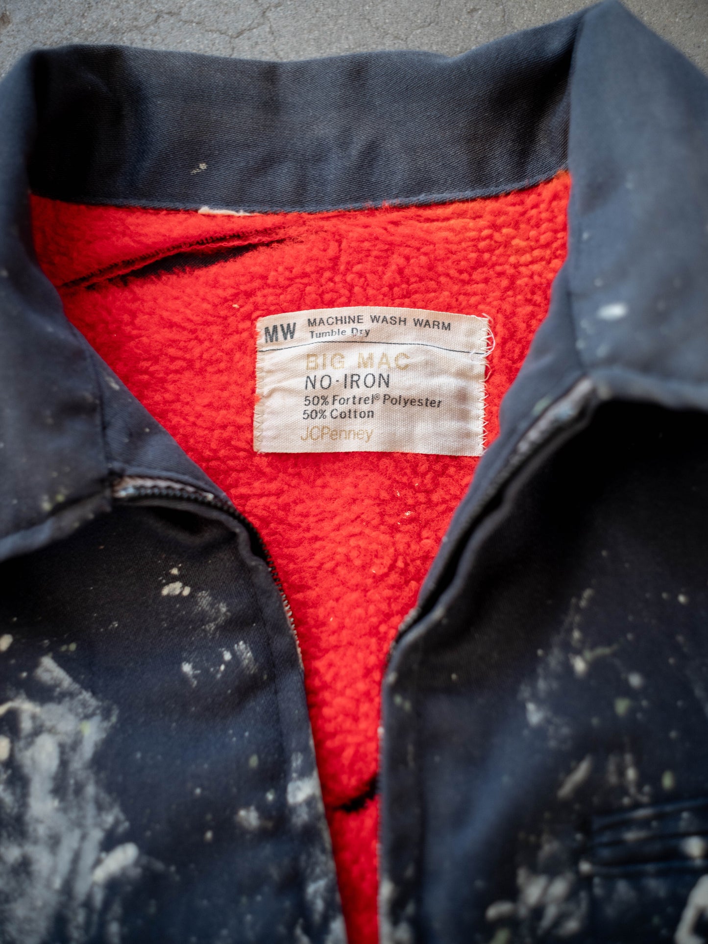 1970’s Big Mac Heavily Painted and Distressed Workwear Jacket