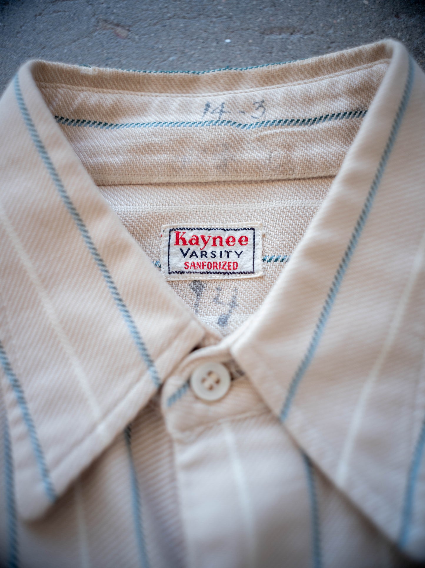 1930’s/1940’s All Cotton Striped Buttonup