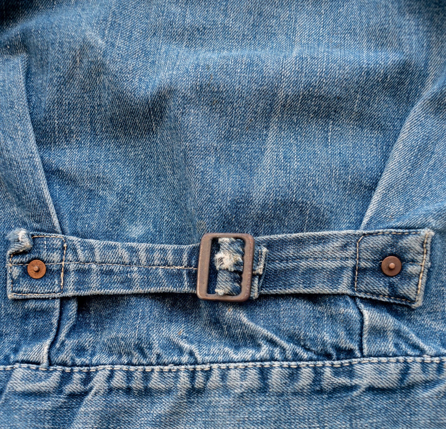 1940's Levi's 506xx Type One Jacket with Distressing and Heavy Whiskering (Size 38)