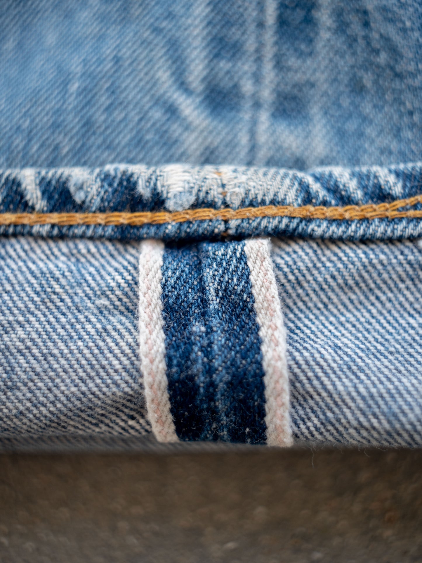 1980’s Levi’s 501s Redlines in a Midwash with Character 32W