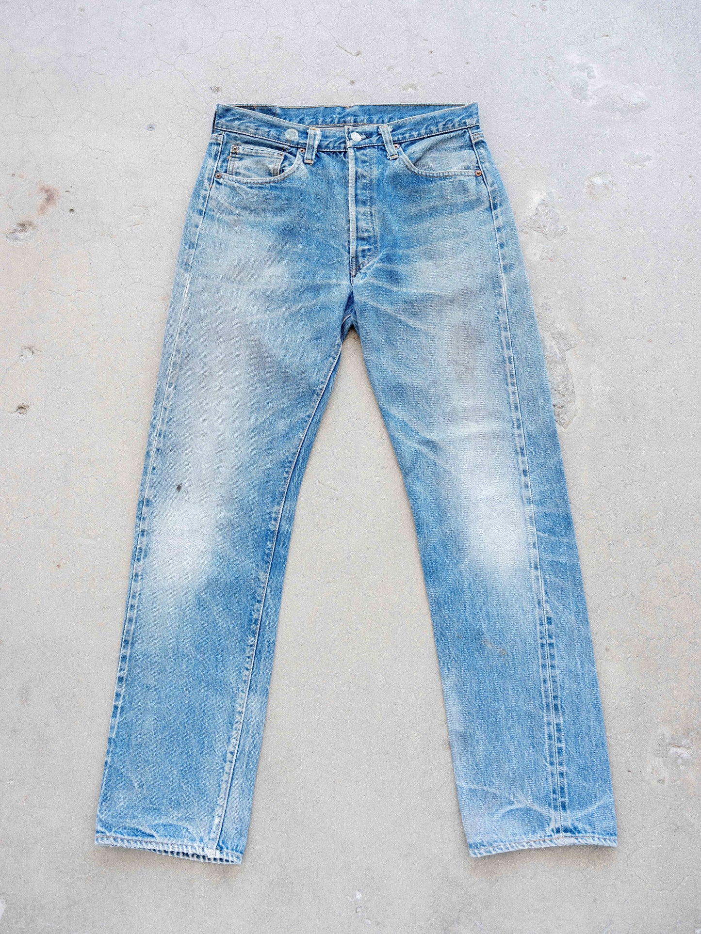 1980’s Levi’s 501s Redlines in a Midwash with Character 32W