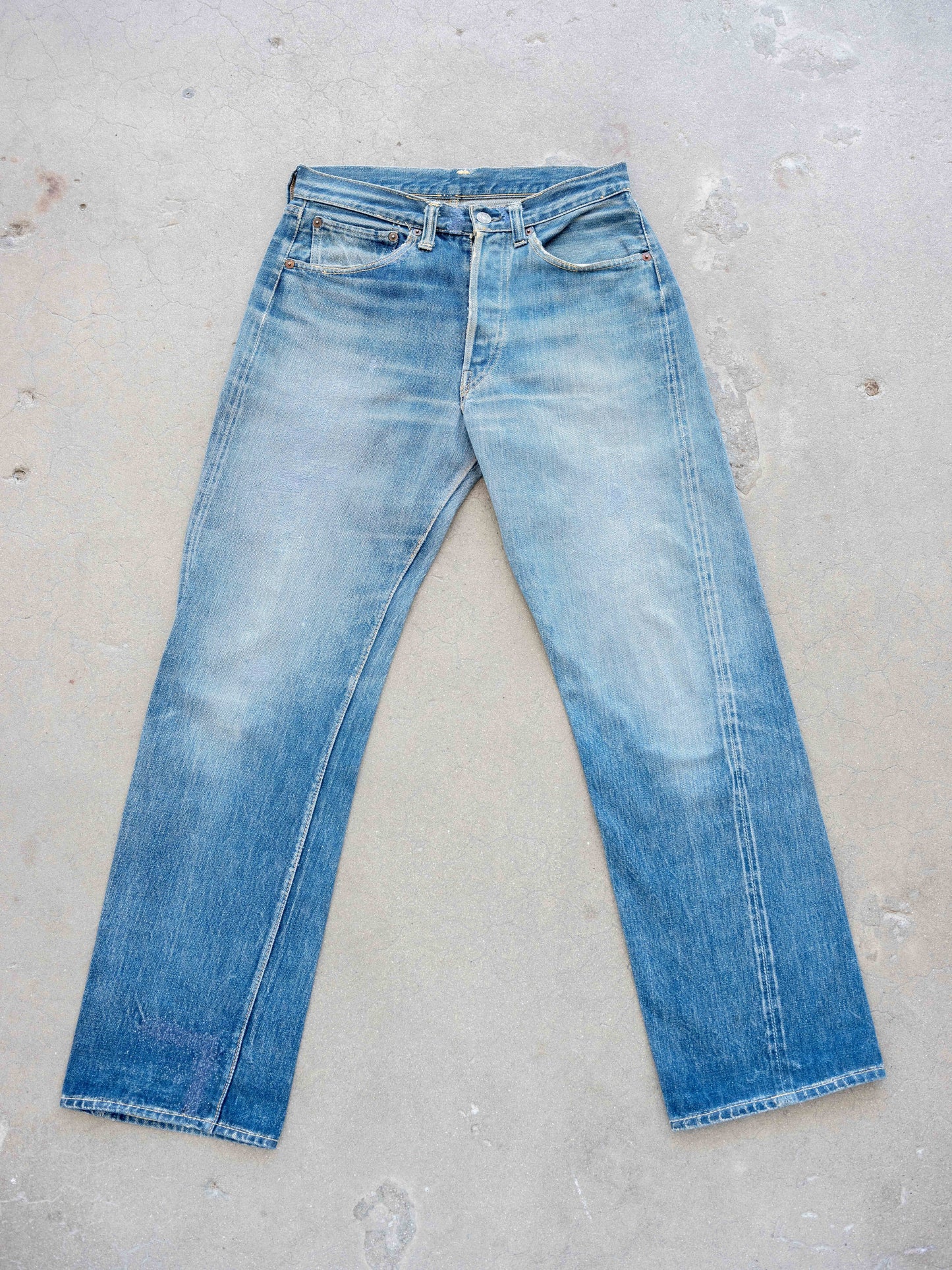 1950’s/1960’s Levi’s 501XX Big E Hidden Rivets with Repairs 30W