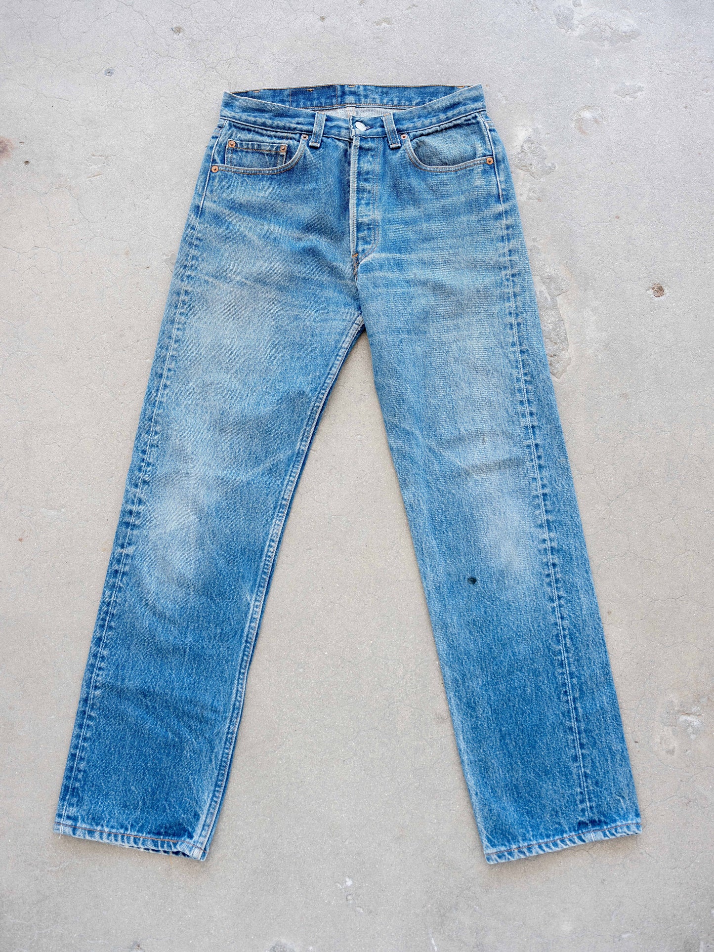1980’s/1990’s Levi’s 501s with Whiskering and Character 30W