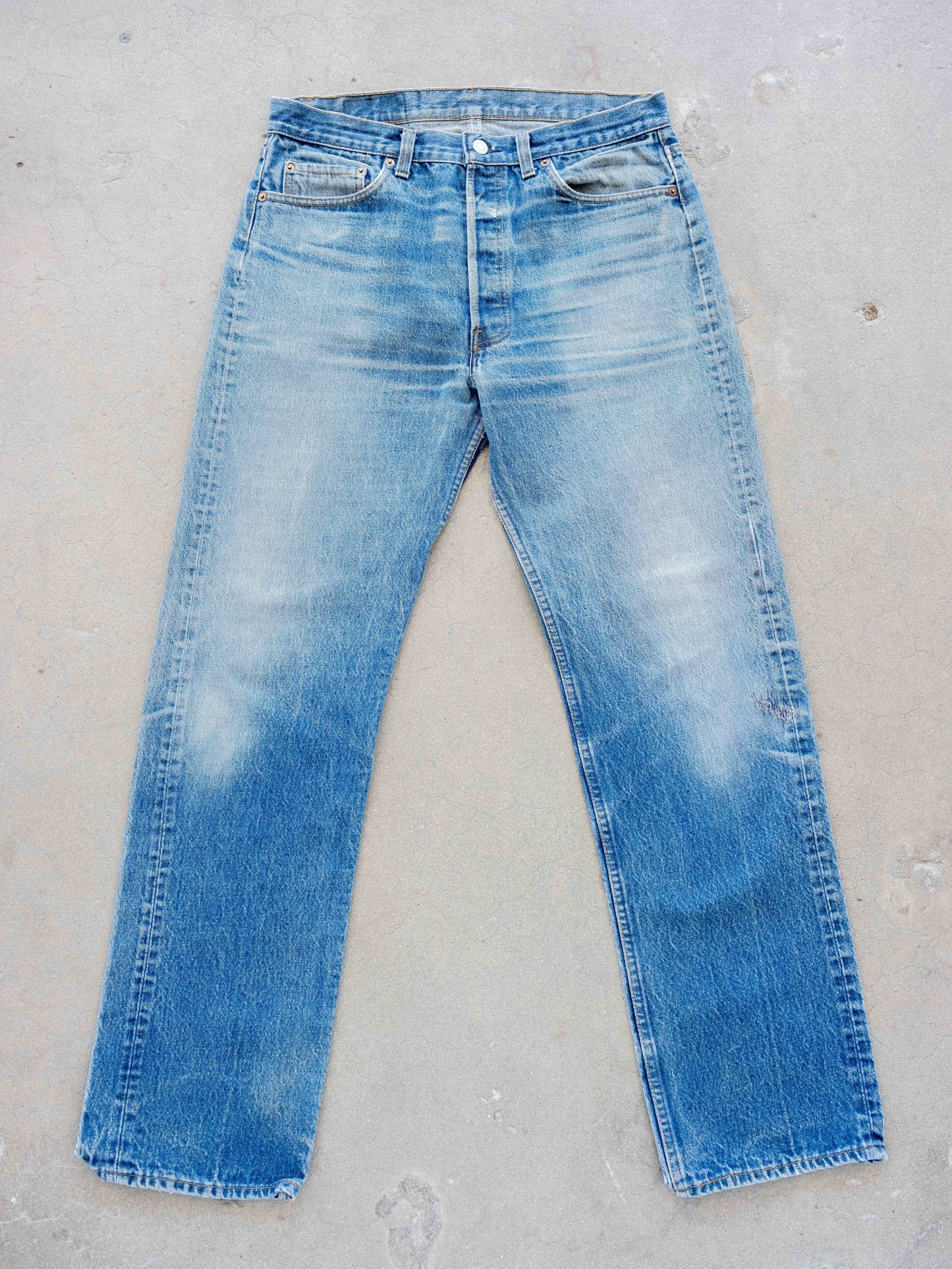 1980’s/1990’s Levi’s 501s with Perfect Fading and Whiskers 33W