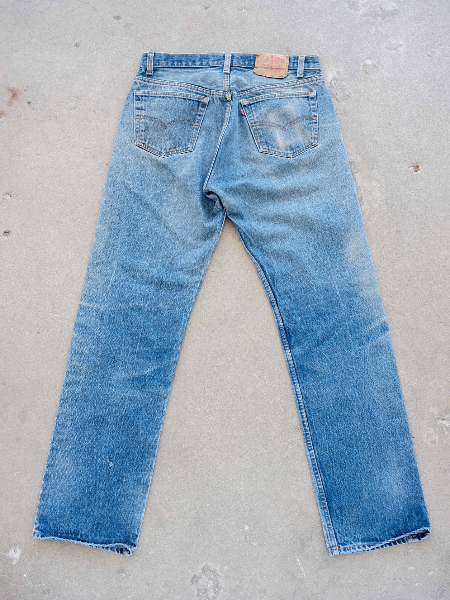 1980’s/1990’s Levi’s 501s with Perfect Fading and Whiskers 33W