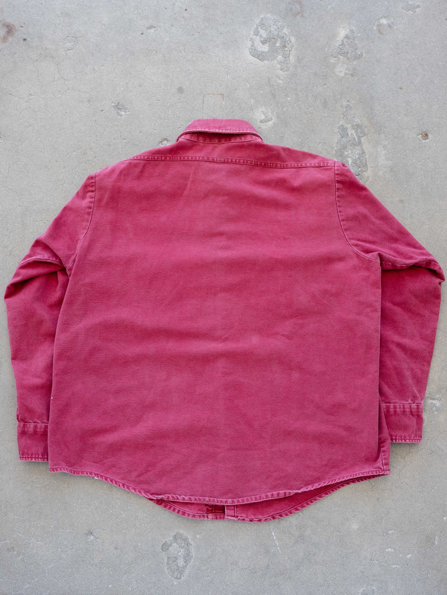 1980’s/1990’s Frostproof Faded Maroon Flannel All Cotton (Size Extra Large)