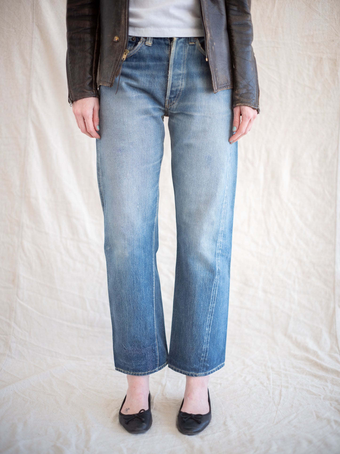 1950’s/1960’s Levi’s 501XX Big E Hidden Rivets with Repairs 30W