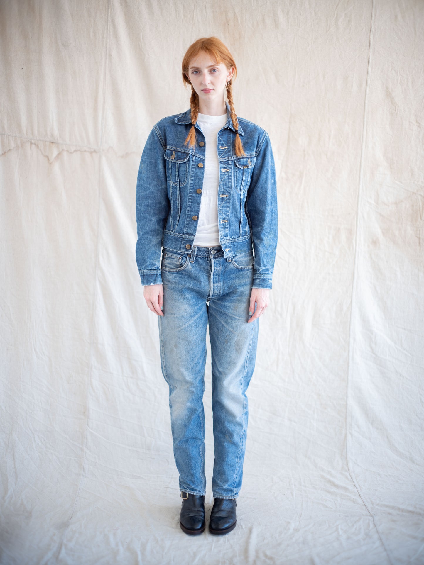 1980’s Levi’s 501s Redlines in a Midwash with Character 32W