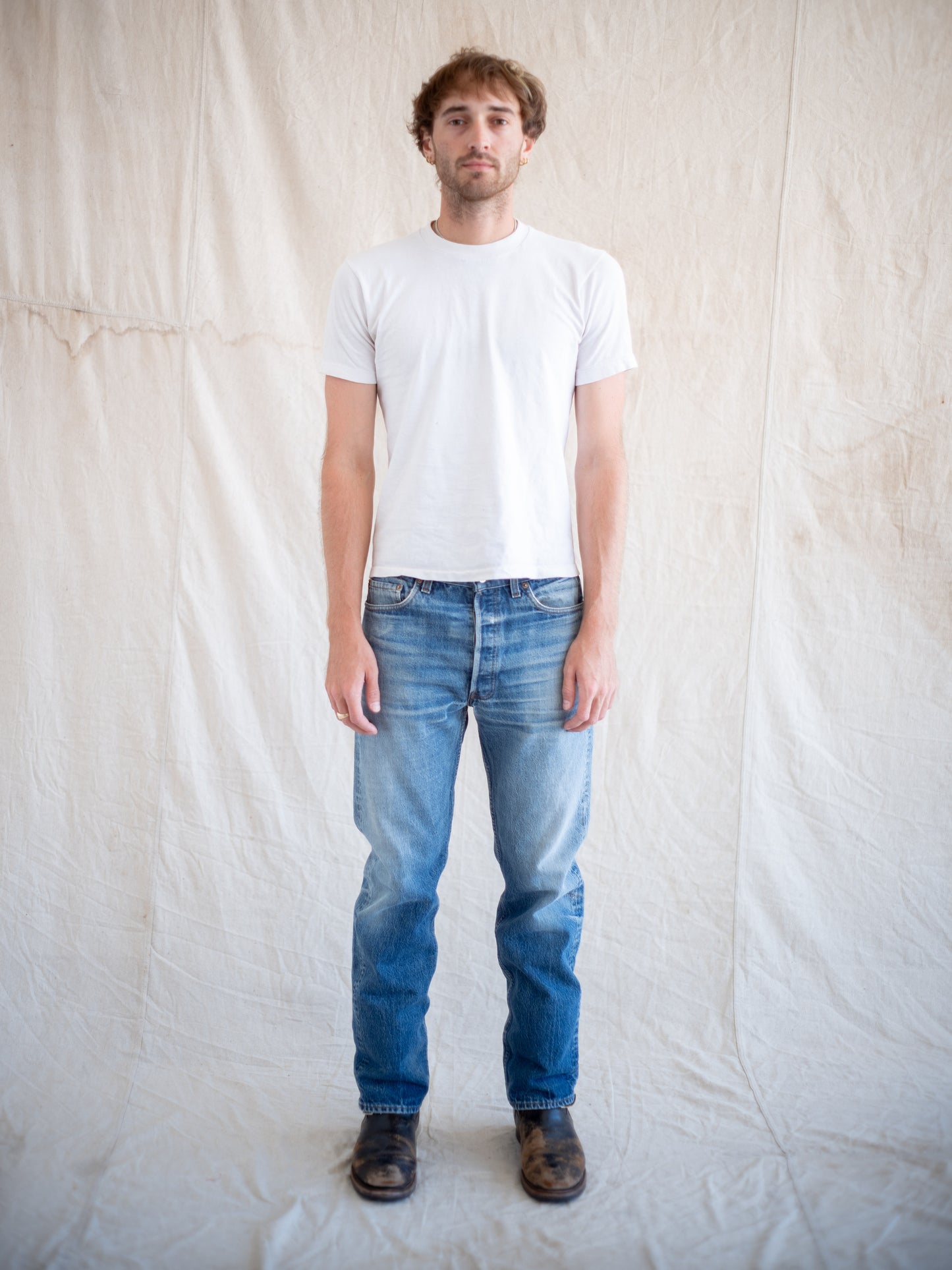 1980’s/1990’s Levi’s 501s with Perfect Fading and Whiskers 33W