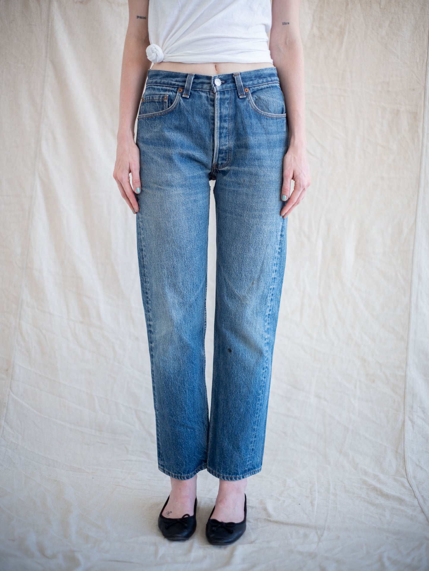 1980’s/1990’s Levi’s 501s with Whiskering and Character 30W
