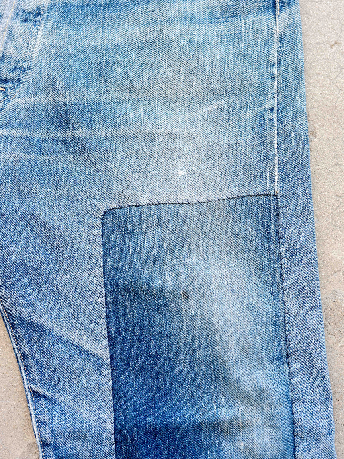 1960’s Levi’s 501 Big E’s with OG Farm Repairs 36W