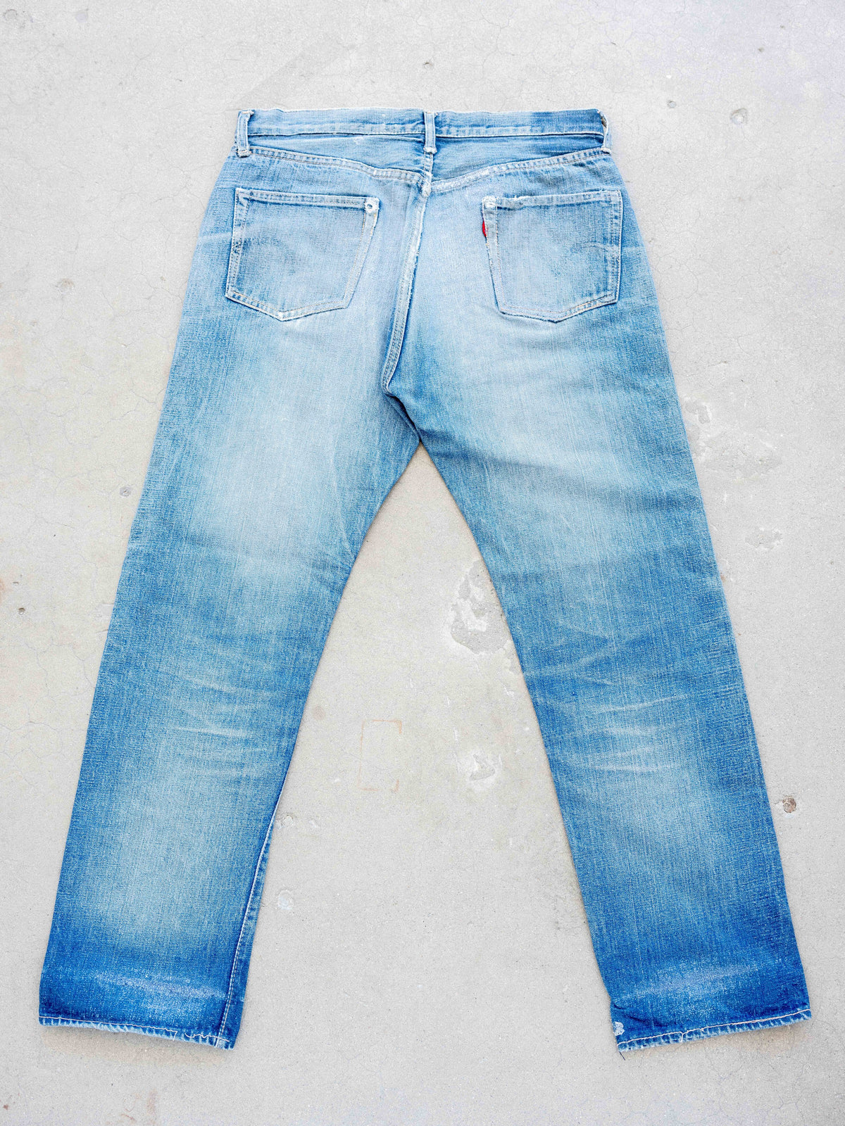 1960’s Levi’s 501 Big E’s with OG Farm Repairs 36W