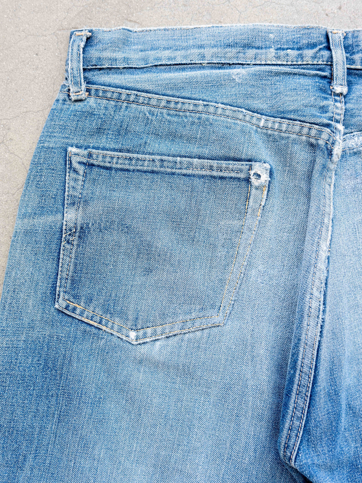 1960’s Levi’s 501 Big E’s with OG Farm Repairs 36W