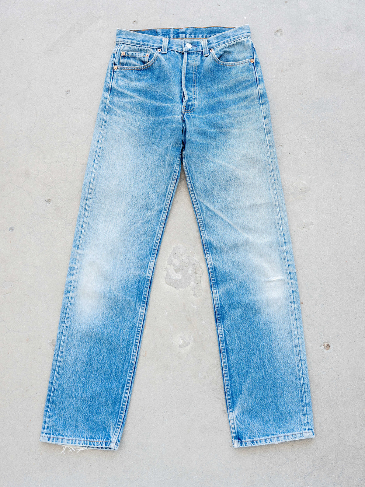 1980’s/1990’s Levi’s 501s with Whiskering and Fades 29W