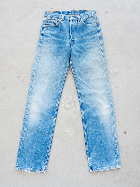 1980’s/1990’s Levi’s 501s with Whiskering and Fades 29W