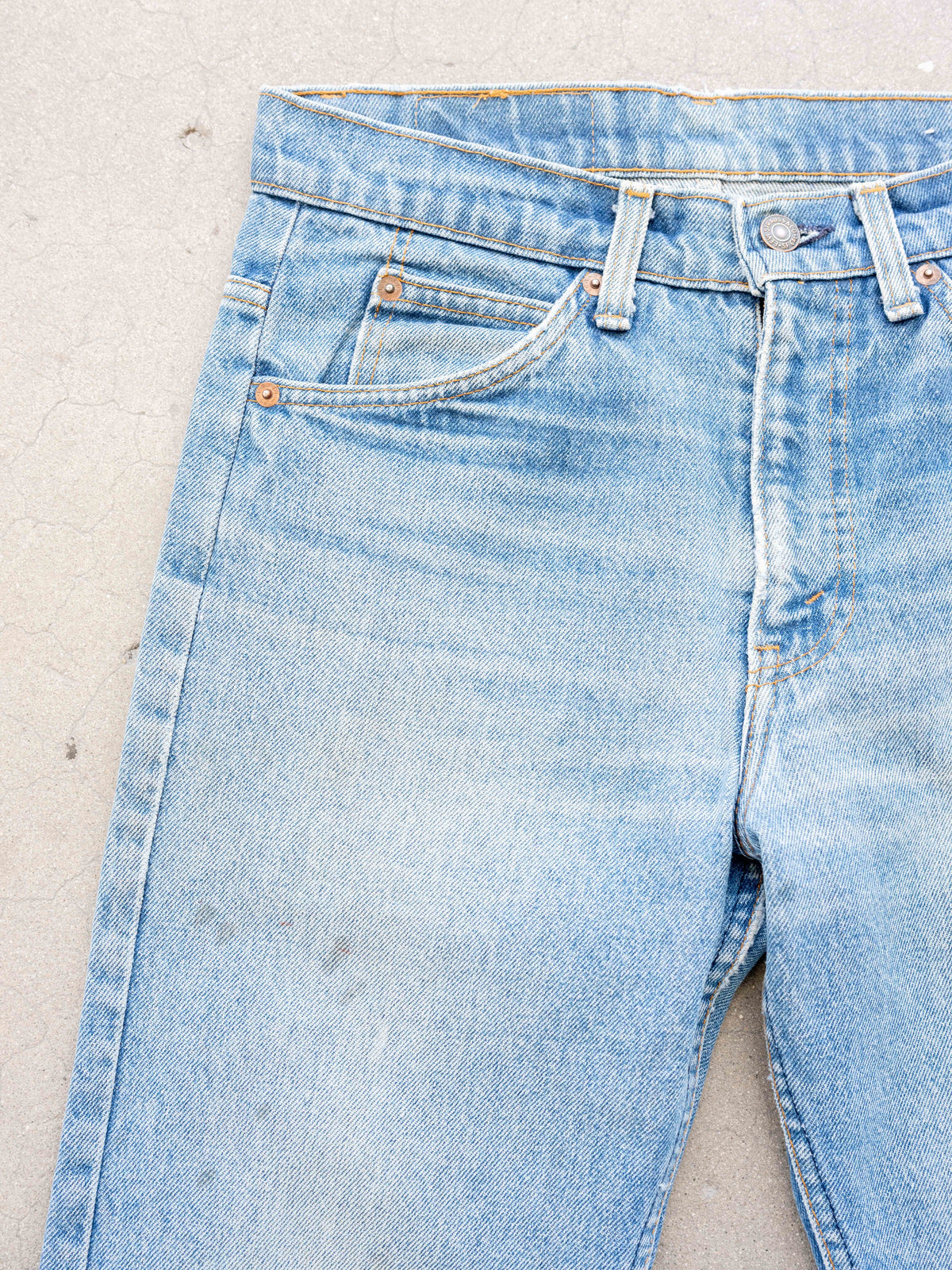 1980’s Levi’s 505s with Whiskers and Character 30W