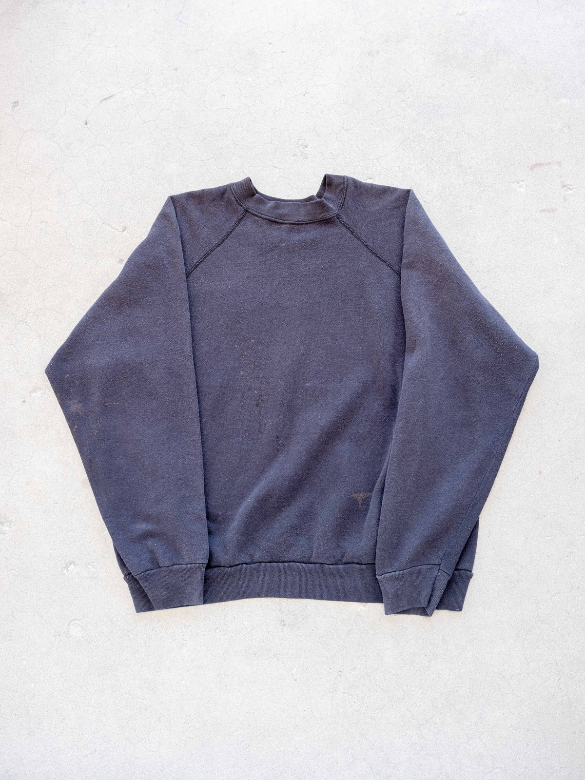 1980’s Faded Black Sweatshirt with Character (Size Large)