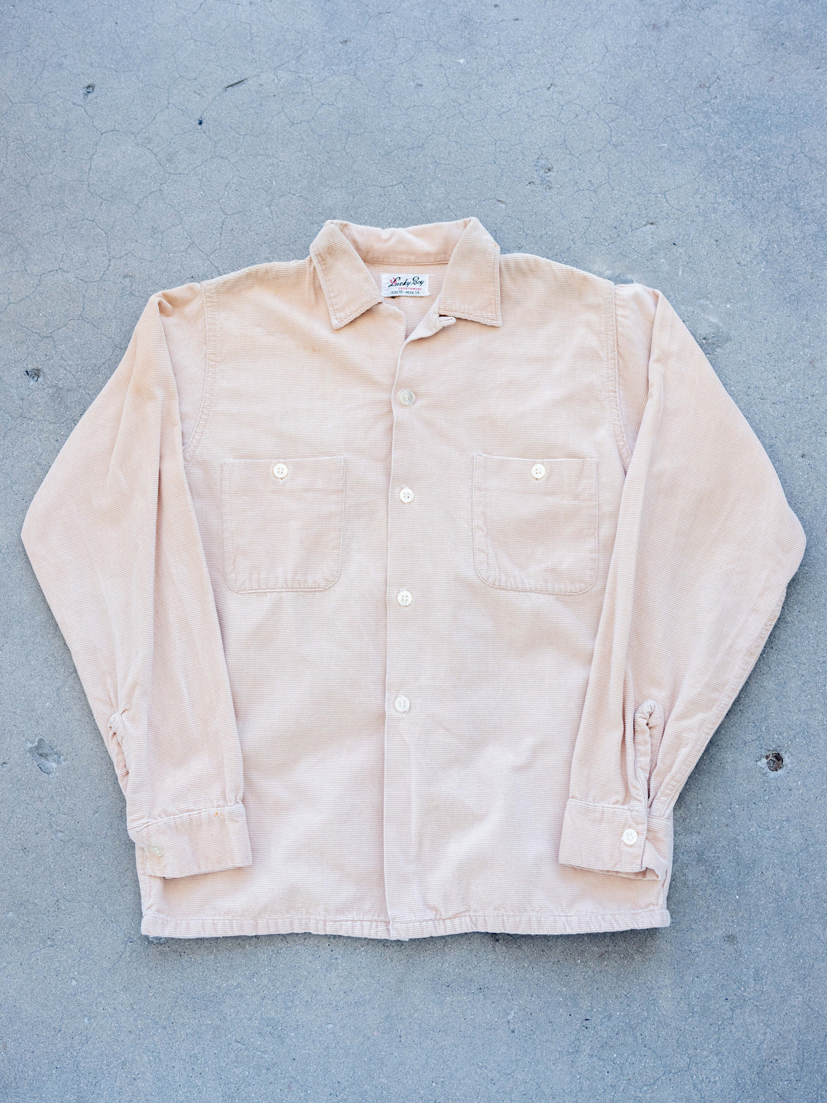 1950’s/1960’s Vertical Corduroy Sportswear Shirt (Size Small)