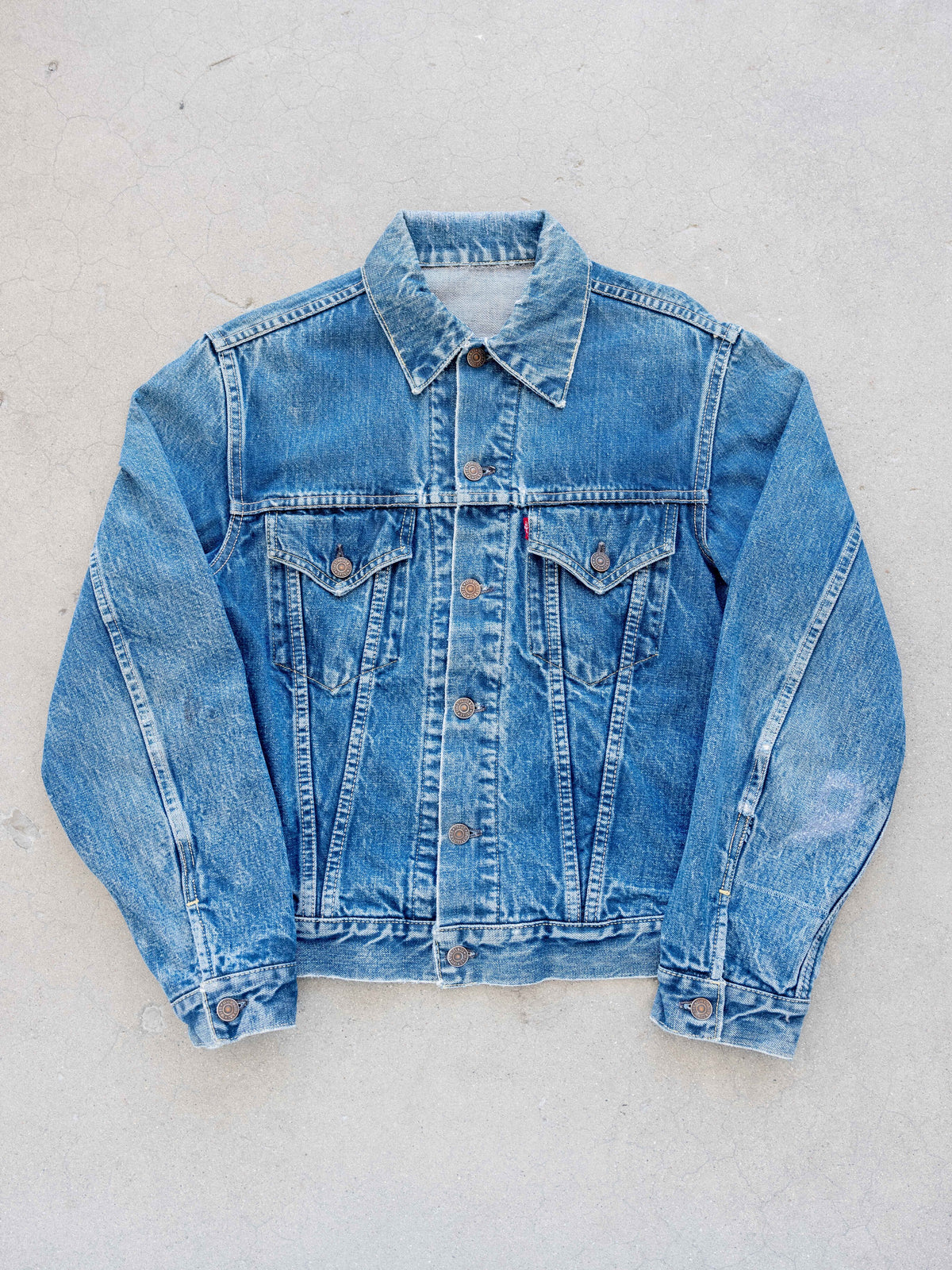 1960’s Levi’s 557 Type 3 Big E Dark Midwash (Size Small)