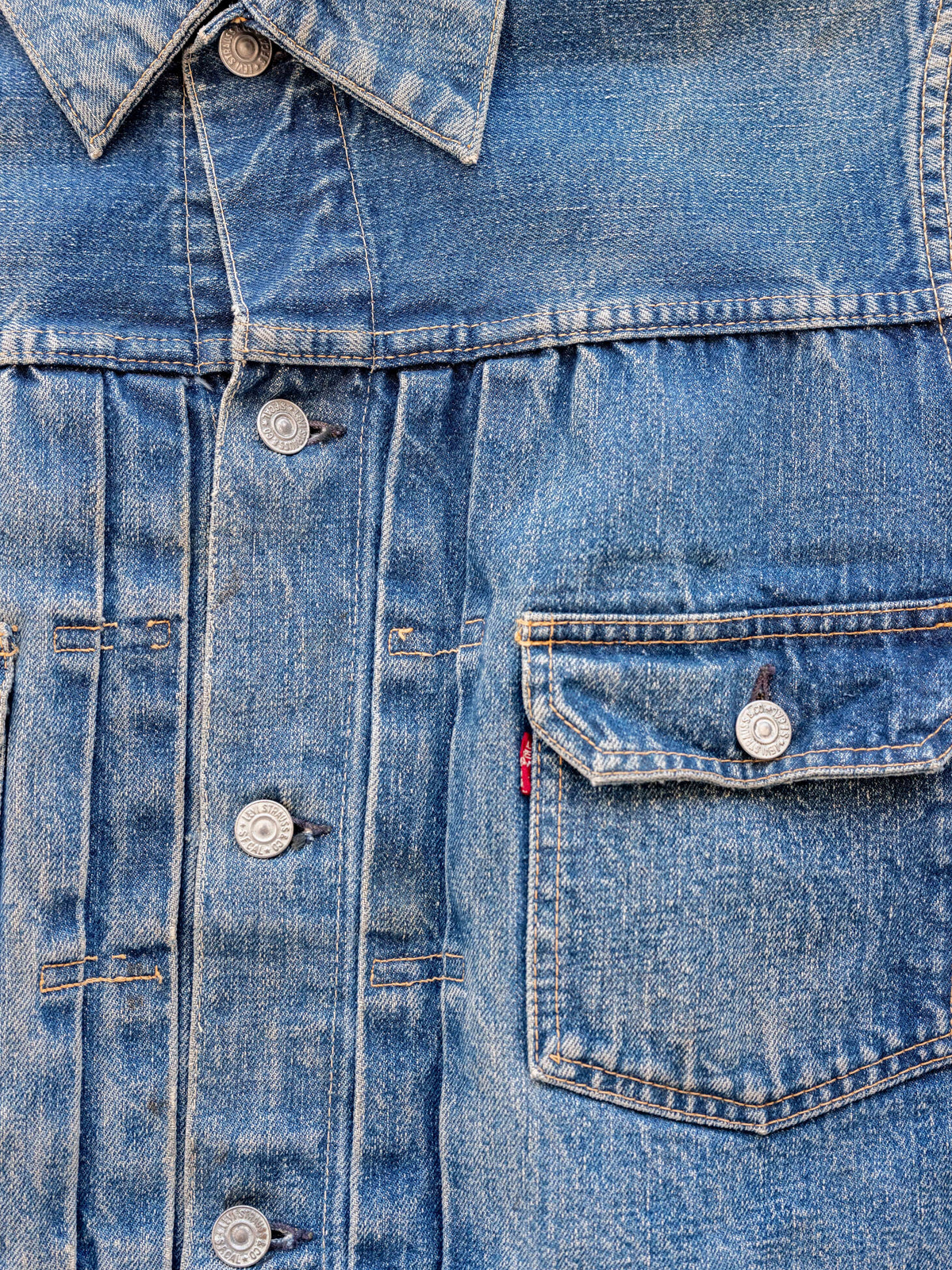 1950’s Levi’s 507XX Type Two Jacket in a Dark Midwash (Size Medium/Large)