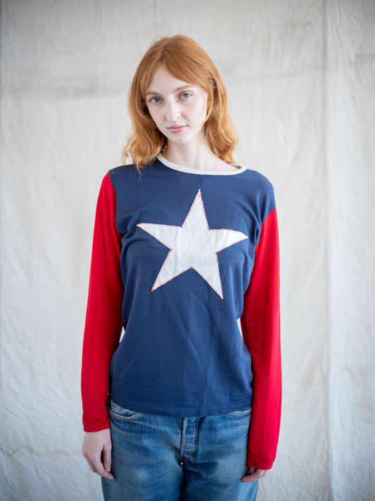 1970’s Tritone Longsleeve with Star Embroidery (Size Small)