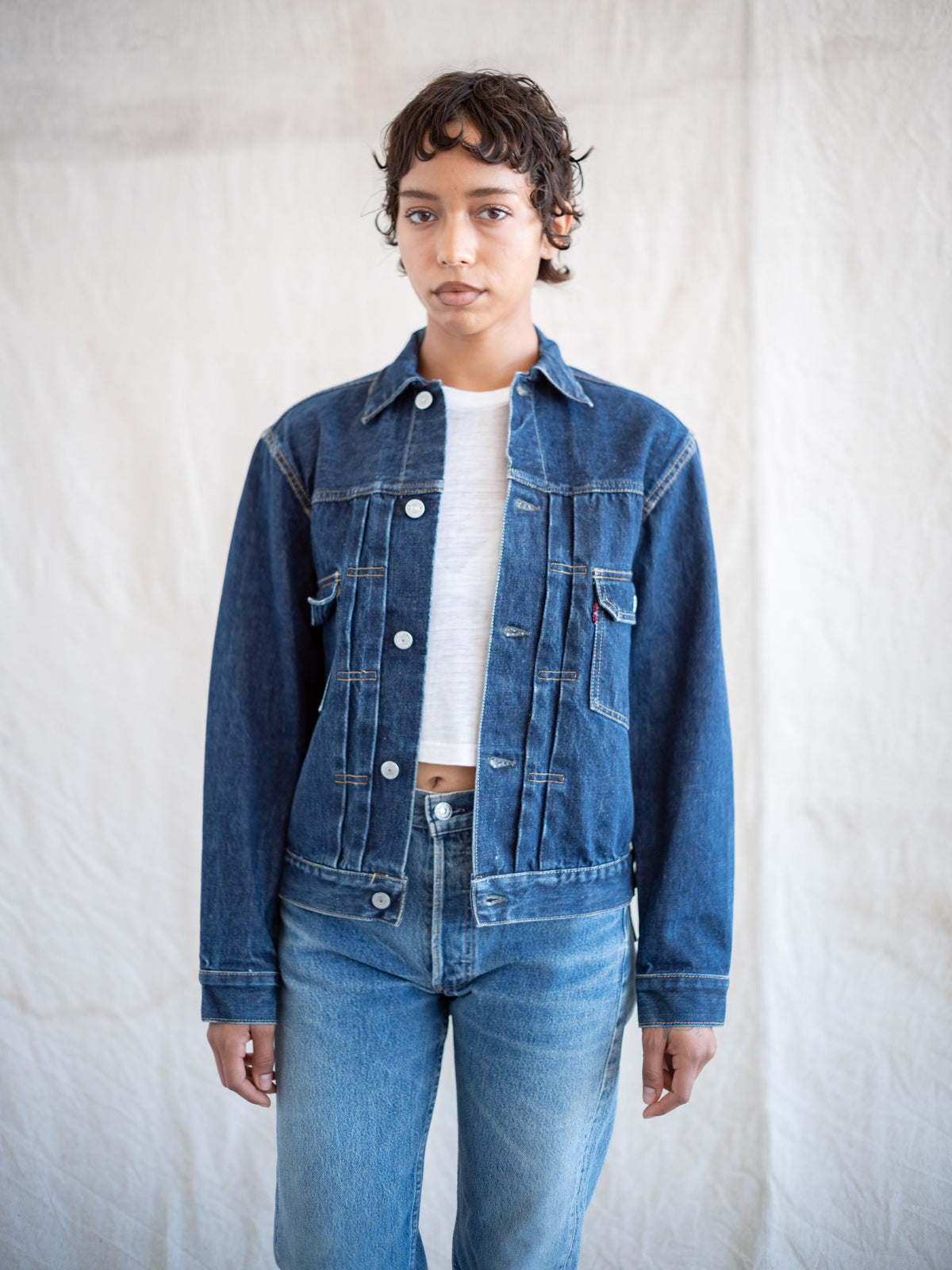 1950’s Levi’s 507XX Type Two Jacket in a Dark Wash and Perfect Condition (Size Small)
