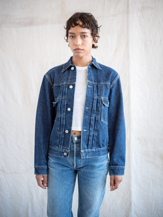 1950’s Levi’s 507XX Type Two Jacket in a Dark Wash and Perfect Condition (Size Small)