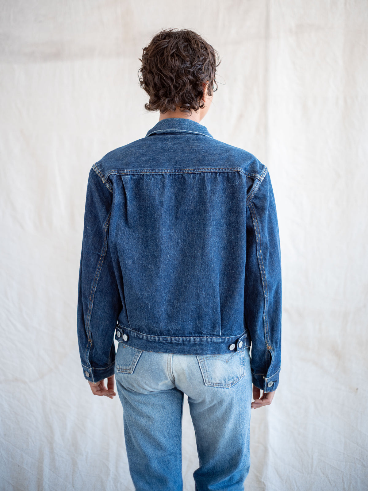 1950’s Levi’s 507XX Type Two Jacket in a Dark Wash and Perfect Condition (Size Small)