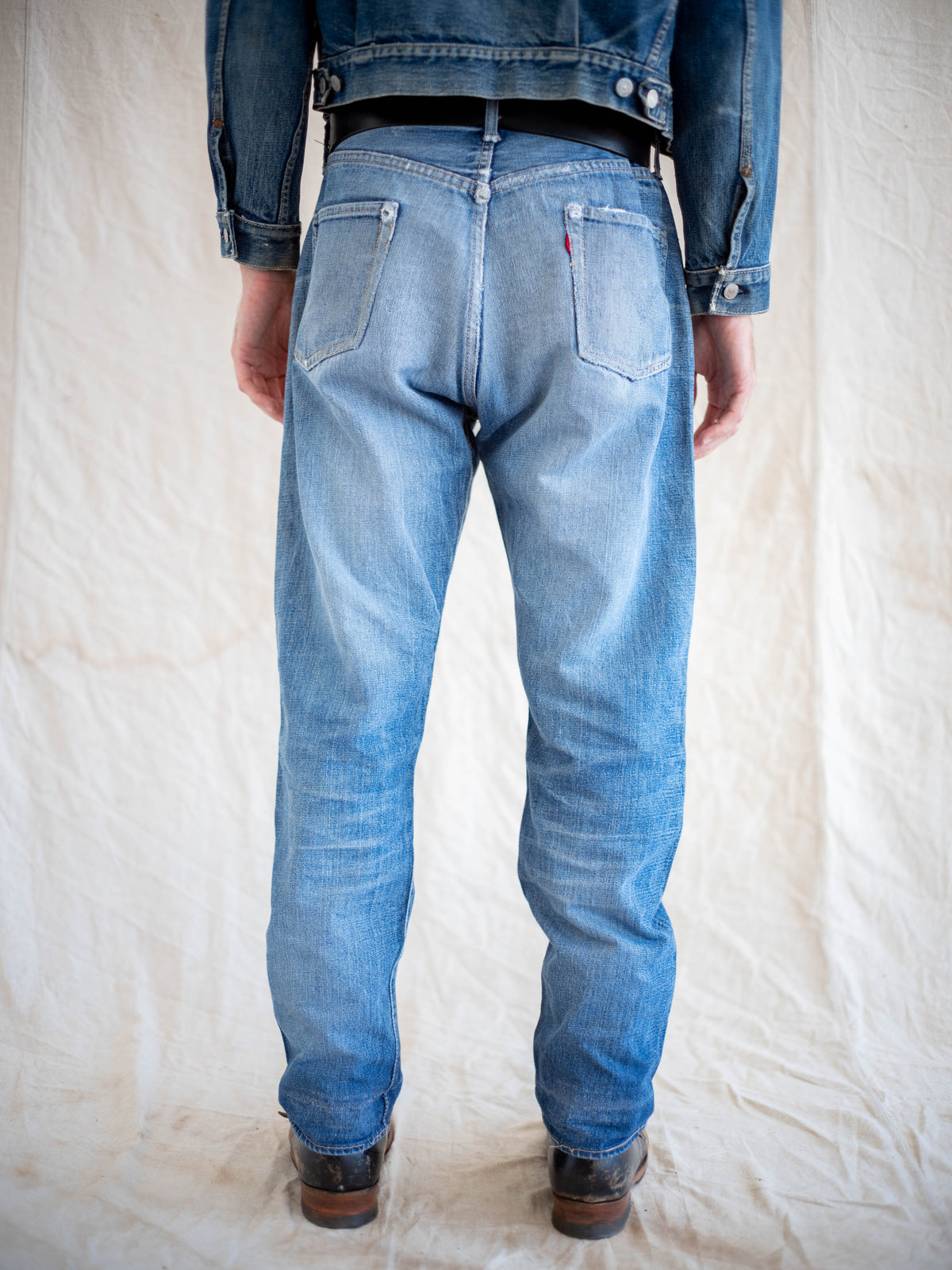 1960’s Levi’s 501 Big E’s with OG Farm Repairs 36W