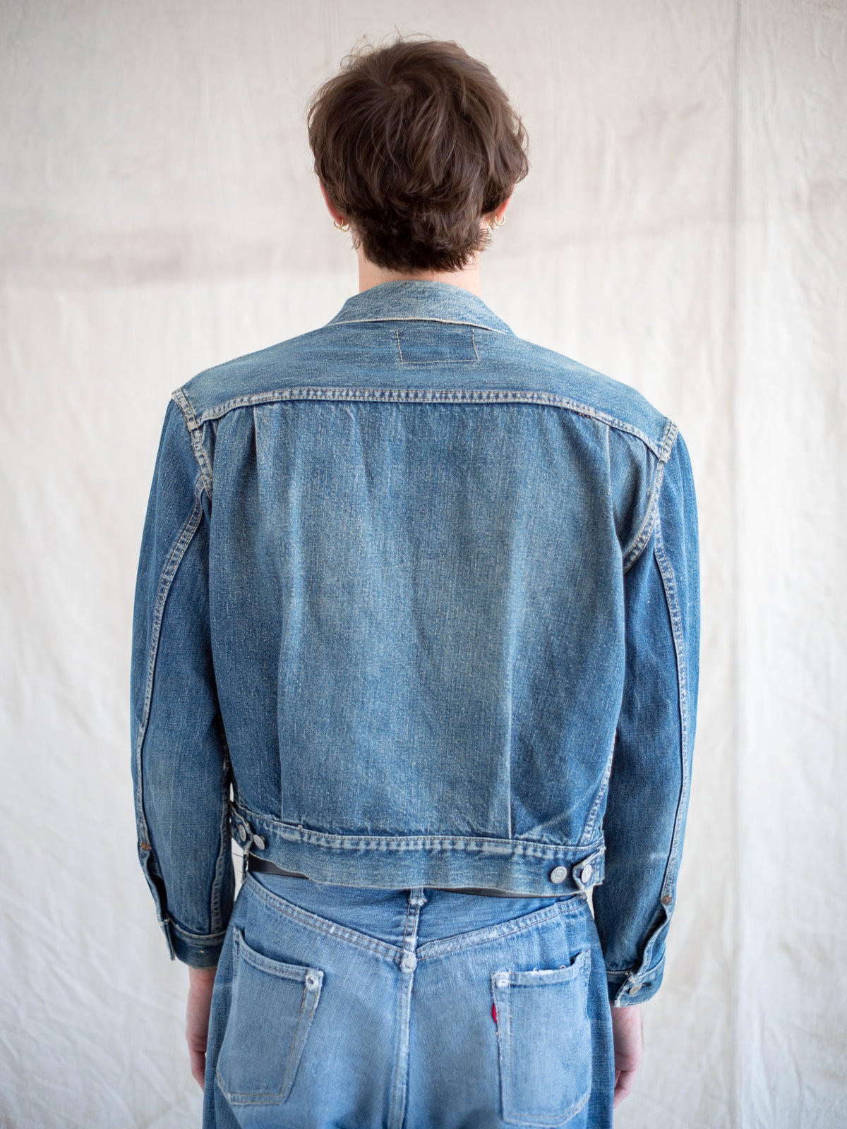 1950’s Levi’s 507XX Type Two Jacket in a Dark Midwash (Size Medium/Large)