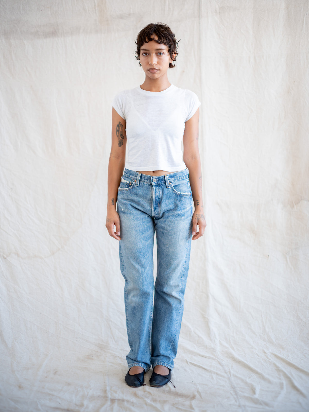 1990’s Levi’s 501s in a Midwash with Lots of Character 29W