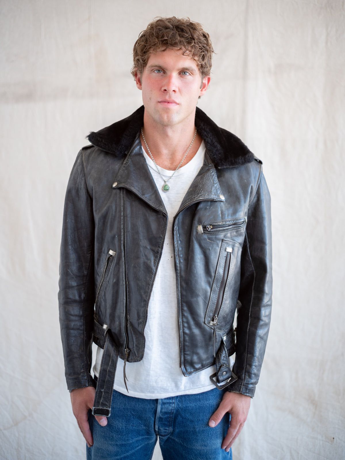 1950’s Buco J-82 with Character and Removable Fur Collar (Size Medium)