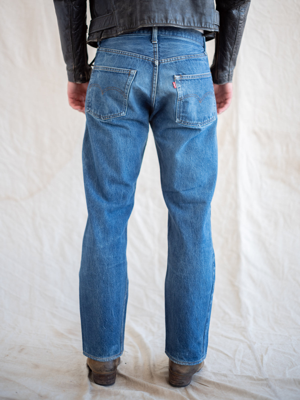 1970’s/1980’s Levi’s Redline 501s in a Dark Wash with Character 33W