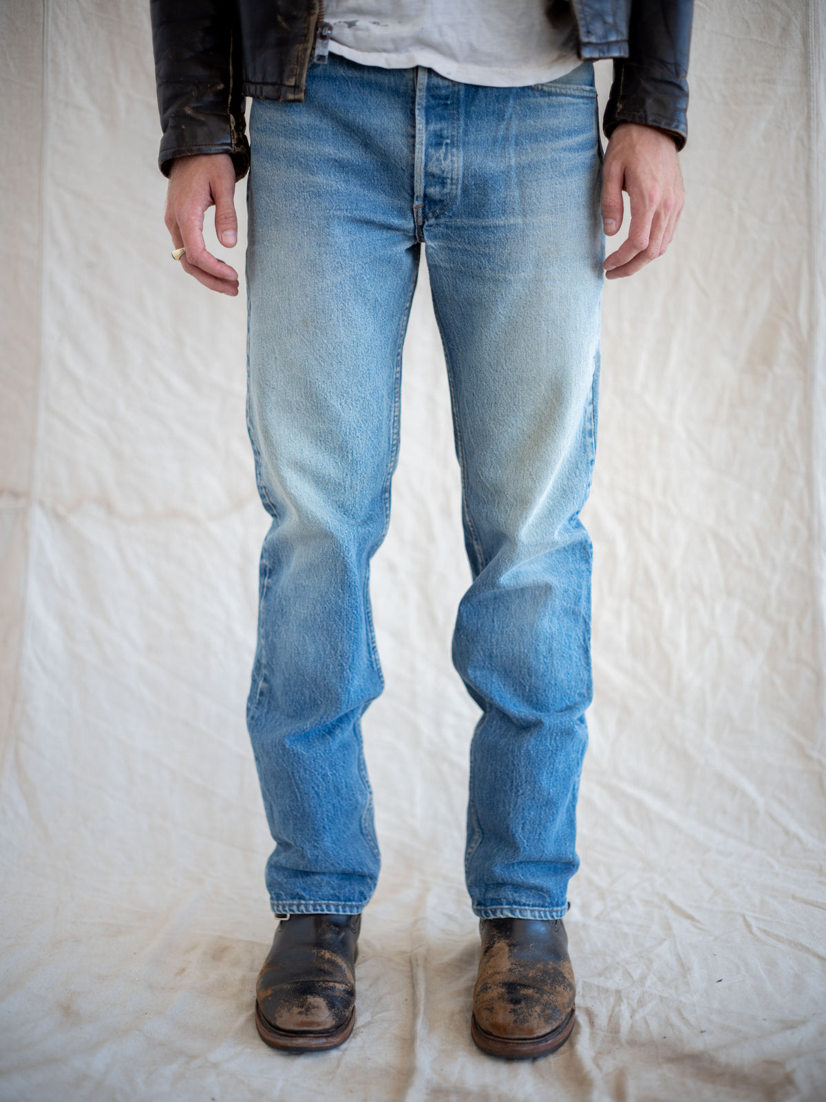 1980’s Levi’s 501s in a Classic Light Midwash 33W