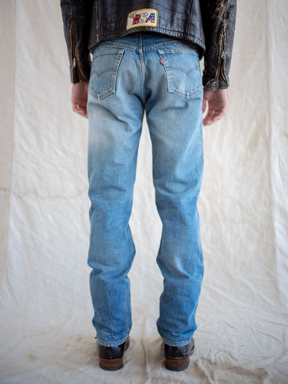 1980’s Levi’s 501s in a Classic Light Midwash 33W