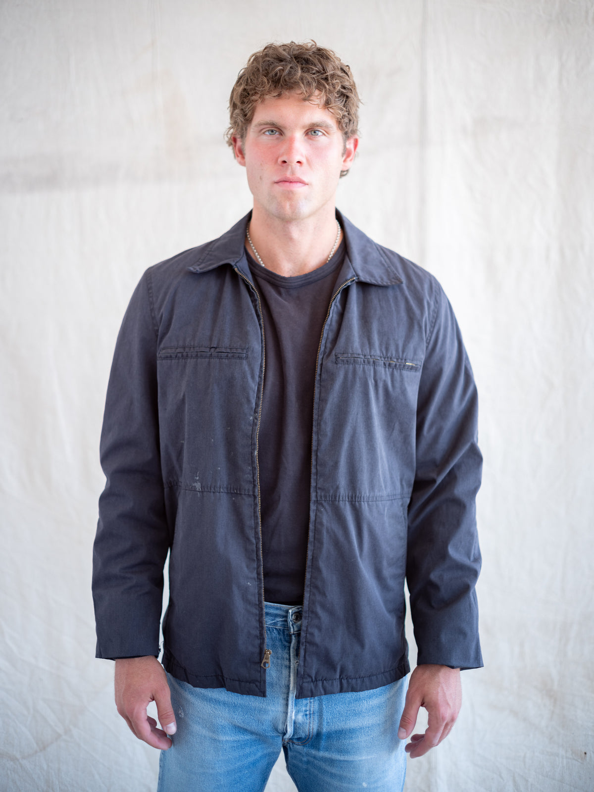1970’s U.S.N Four Pocket Work Jacket (Size Small/Medium)