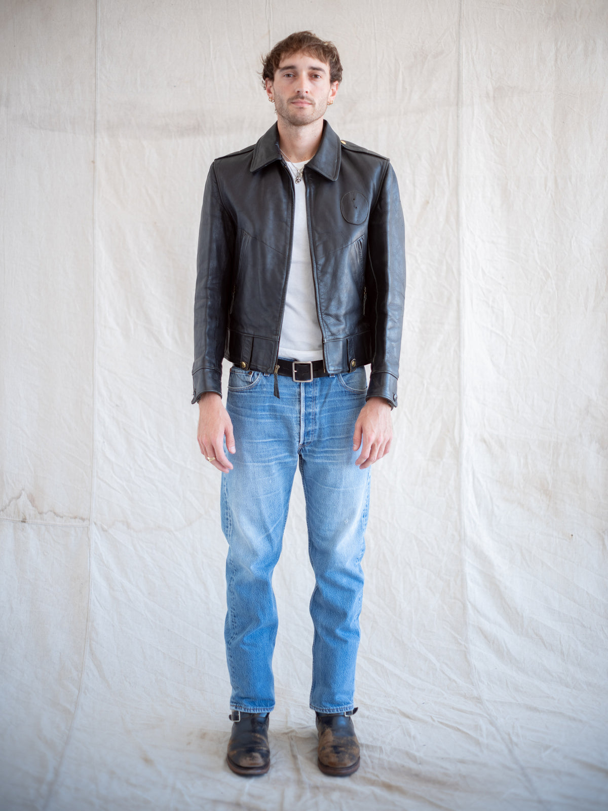 1990’s Levi’s 501s in a Midwash with Extreme Whiskering 35W