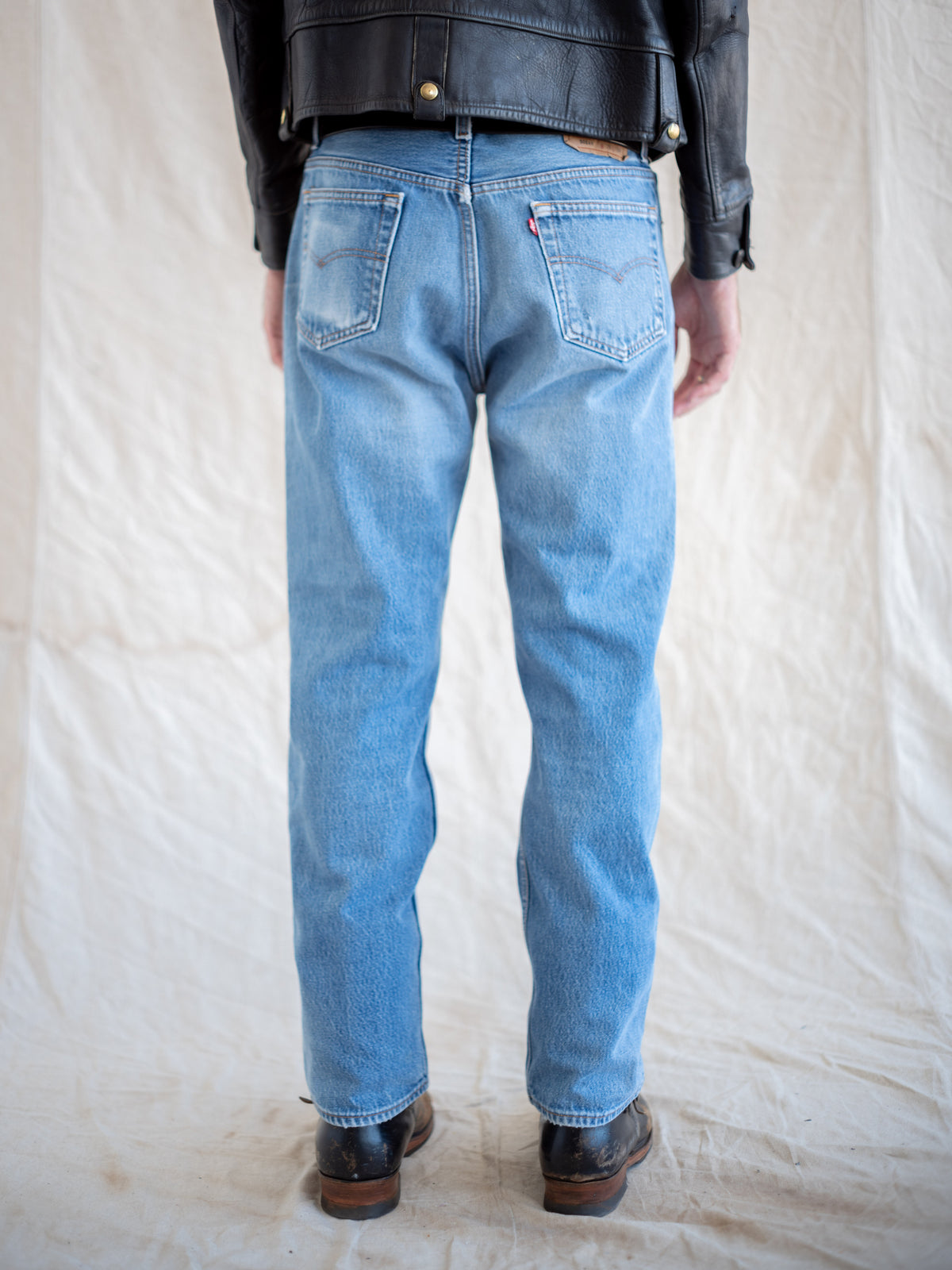 1990’s Levi’s 501s in a Midwash with Extreme Whiskering 35W