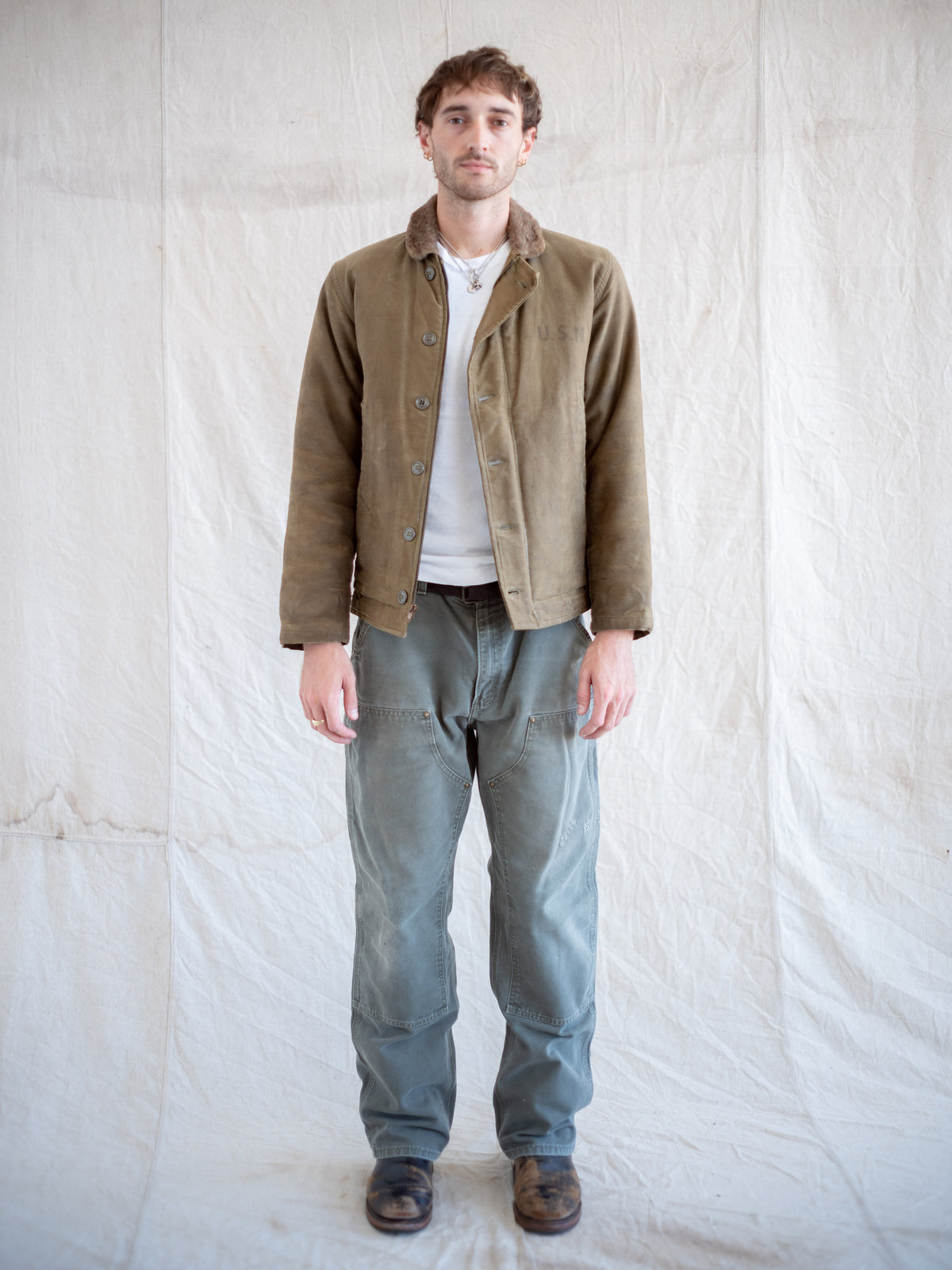 2000’s Olive Carhartt Double Knees 36W