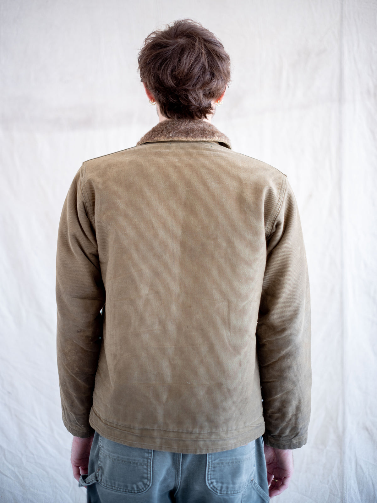 1940’s WWII U.S.N N-1 Deck Jacket (Size Small/Medium)